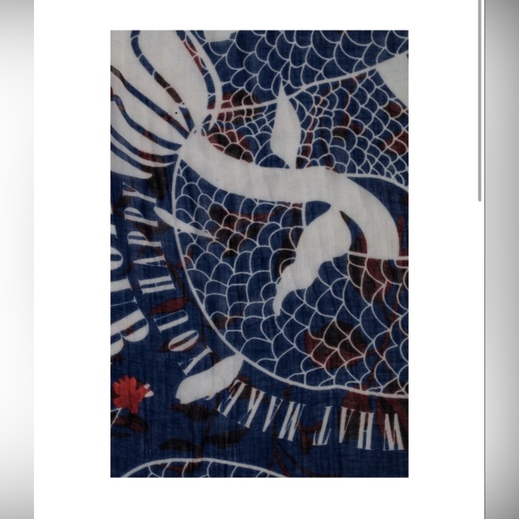 Zadig Voltaire delta camo dancing Scarf - Picture 4 of 5